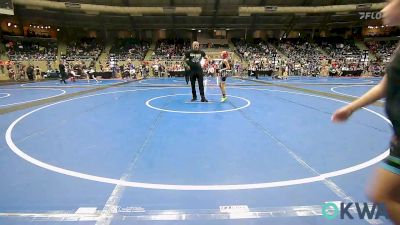 74 lbs Quarterfinal - Millie Rumsey, Pawhuska Elks Takedown vs Alyvia Kvittum, Salina Wrestling Club