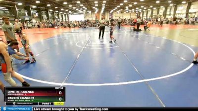 52 lbs Rd# 8- 12:30pm Saturday Final Pool - Parker Mangum, NCWAY National Team vs Dimitri Rudenko, Nauman Green