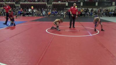 86 lbs Cons. Round 4 - Tristan Martinsen, Bearcats Wrestling Club Helena vs Logan Grunhuvd, Mine Yard Dogs Wrestling Club