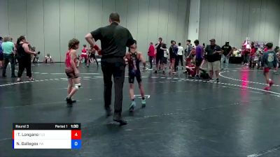 67 lbs Round 3 - Trey Longano, Florida vs Noah Gallegos, Palmetto Ridge High School Wrestling