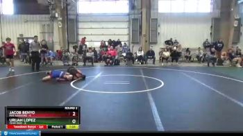 80 lbs Round 2 (6 Team) - Jacob Benyo, Mat Assassins vs Urijah Lopez, Team Ohio