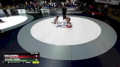 92 lbs 7th Place Match - Aydann Correa, TUF California Wrestling Academy vs Enzo Ramirez, Delta Wrestling Club