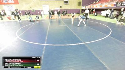 124 lbs Semifinal - Emjay Neumann, Askren Wrestling Academy vs Keanna Conrad, Team Idaho Wrestling Club