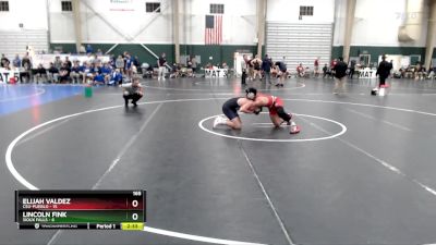 165 lbs Finals (2 Team) - Lincoln Fink, Sioux Falls vs Elijah Valdez, CSU-Pueblo