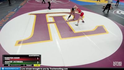 Quarterfinal - Hunter Jacobsen, Waverly vs Karsten Hohm, Aurora