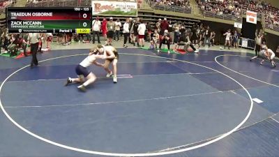 125 lbs Quarterfinal - Traedun Osborne, JWC vs Zack McCann, Timpanogos Wrestling