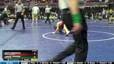 1A-126 lbs Champ. Round 2 - Carson Thomsen, Underwood vs Jadyn Friedrichs, Akron-Westfield