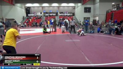 65 lbs Semifinal - Bryant Earley, Stronghold vs Jonathan Benavides, Gulf Coast Wrestling Club