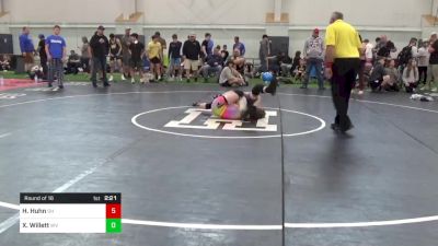 146-E lbs Round Of 16 - Holden Huhn, OH vs Xaden Willett, WV