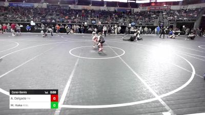 70 lbs Consolation - Aaron Delgado, Tuttle Wrestling vs Milo Hake, Rebellion