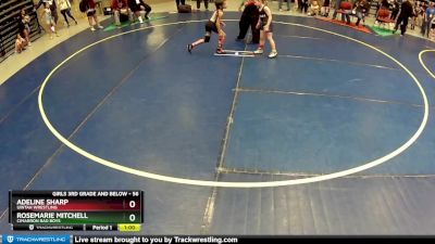 56 lbs Cons. Semi - Adeline Sharp, Uintah Wrestling vs Rosemarie Mitchell, Cimarron Bad Boys