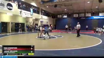 157 lbs Cons. Semi - Max Stedeford, Mercyhurst vs Jamar Williams, Alderson Broaddus