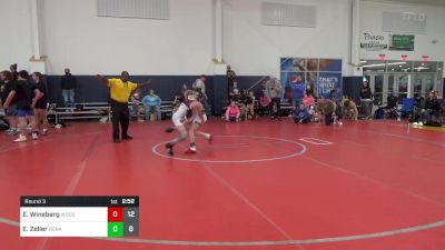 80 lbs Round 3 - Elijah Wineberg, Woodshed WC vs Eddie Zeller, Donahue Wrestling Academy