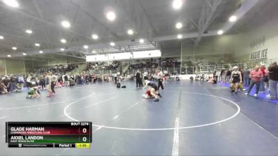 132 lbs Quarterfinal - Glade Harman, Champions Wrestling Club vs Axxel Landon, East Idaho Elite