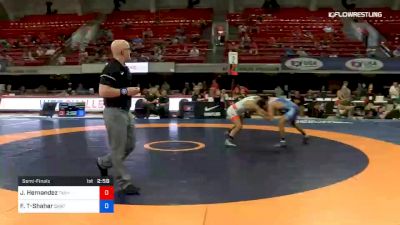 61 kg Semifinal - Jaime Hernandez, Tar Heel Wrestling Club vs Frankie Tal-Shahar, SWAT (Sheldon Wrestling Academy Training)