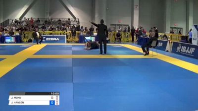 JOSEPH MOKU vs JOHN HANSEN 2018 American National IBJJF Jiu-Jitsu Championship | Grappling