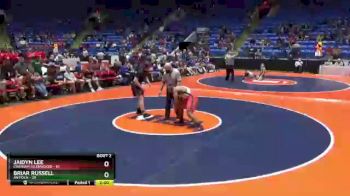 220 lbs Quarterfinals (8 Team) - Jaidyn Lee, Chatham (Glenwood) vs Briar Russell, Antioch