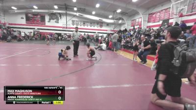 70 lbs Cons. Semi - Anna Frederick, Pirate Powerhouse Wrestling Ac vs Max Magnuson, Platte County Youth Wrestling