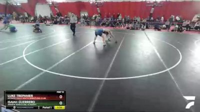 152 lbs Quarterfinal - Luke Trepanier, Oconto Falls Youth Wrestling Club vs Isaiah Guerrero, Askren Wrestling Academy