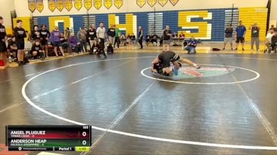 165 lbs Semifinals (8 Team) - Angel Pluguez, Timber Creek vs Anderson Heap, Osceola (Kissimmee)