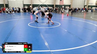 285 lbs Champ. Round 1 - Matthew Boone, Western Wyoming College vs Kazz Hyson, Southeast Community College