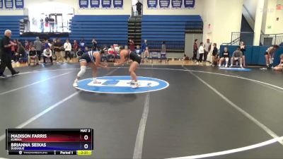 170 lbs Round 1 - Madison Farris, Eureka vs Brianna Seixas, Dubuque