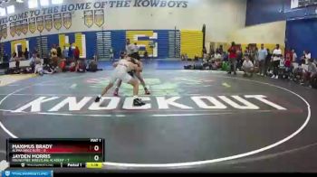 120 lbs Quarters & Wb (16 Team) - Jayden Morris, Roundtree Wrestling Academy vs Maximus Brady, Alpha Dogz Elite