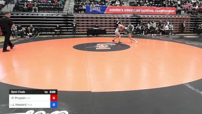 109 lbs Semifinal - Peyton Prussin, Life vs Jasmine Howard, Texas Wesleyan