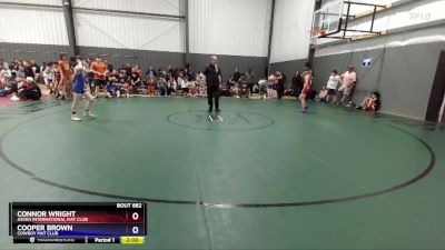 83 lbs Semifinal - Connor Wright, Askeo International Mat Club vs Cooper Brown, Cowboy Mat Club