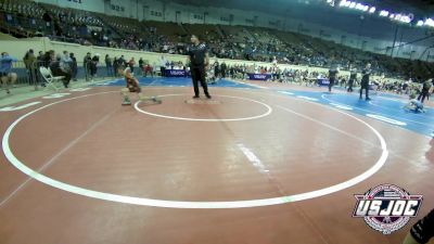 49 lbs Consi Of 8 #1 - Loxus Farley, Chickasha Wrestling vs Xavior Morgas, Maverick Elite Wrestling