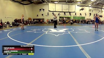 184 Freshman/Soph Quarterfinal - Aaron Johnson, Alfred State vs Tatum Bunn, Adrian