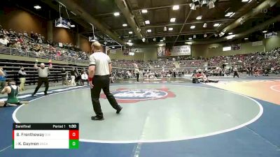 Semifinal - Kaden Guymon, Snow Canyon vs Bryson Frentheway, Dixie