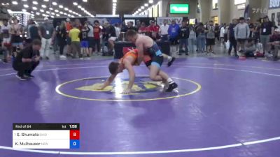 86 kg Rnd Of 64 - Seth Shumate, Ohio vs Kole Mulhauser, New York