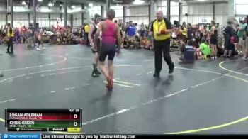 117 lbs Round 4 (6 Team) - Logan Adleman, Untouchables Black vs Chris Green, Steel Valley