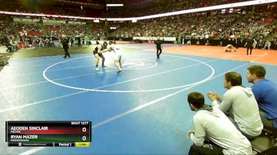 D1-220 lbs Semifinal - Aeoden Sinclair, Milton vs Ryan Mazer, Mukwonago