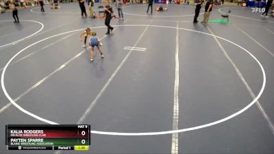 Round 3 - Kalia Rodgers, MN Elite Wrestling Club vs Payten Sparre, Blaine Wrestling Association