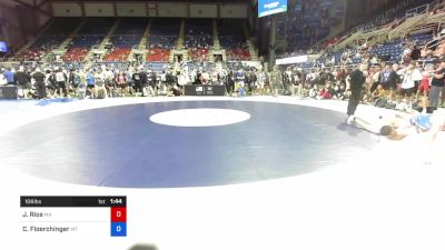 106 lbs Rnd Of 32 - Julian Rios, Massachusetts vs Cael Floerchinger, Montana