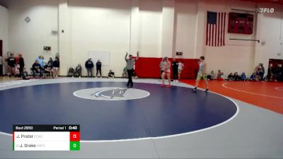 165 lbs Quarterfinal - Jeremiah Drake, Indianapolis vs Jaxsin Prater, East Central Wrestling Club