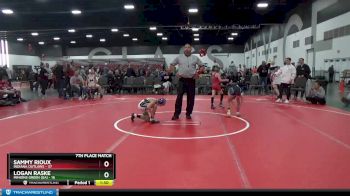 65 lbs Placement Matches (8 Team) - Sammy Rioux, Indiana Outlaws vs Logan Raske, Minions Green (GA)
