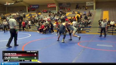 197 lbs Cons. Round 2 - Jacob Potts, Vanguard University (Calif.) vs Caleb Werner, University Of Providence (Mont.)