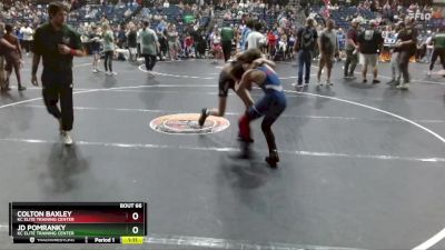 95 lbs 2nd Place Match - Jd Pomranky, KC Elite Training Center vs Colton Baxley, KC Elite Training Center