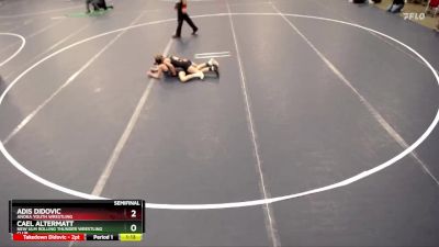 67 lbs Semifinal - Cael Altermatt, New Ulm Rolling Thunder Wrestling Club vs Adis Didovic, Anoka Youth Wrestling