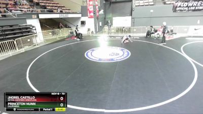 70 lbs 3rd Place Match - Princeton Nunn, California vs Jhorel Castillo, So Cal Hammers Wrestling