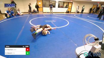 55 lbs Rr Rnd 5 - Brooks Newton, Teknique Wrestling vs Brixon Beach, Coweta Tiger Wrestling