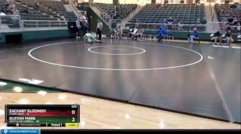 220 lbs Round 1 (16 Team) - Dustan Mark, Southlake Carroll vs Zachary Elizondo, Plano West