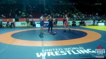 92kg Quarterfinal - Charles-Anthony Divita, Kanieinkehaka Tehontatienas Mohawk / HBS vs Jayden Harrison, Guelph WC