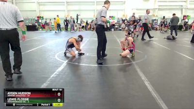 88 lbs Round 4 (6 Team) - Ayden Hudson, Armory Athletics vs Lewis Flossie, Neighborhood WC