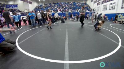 89-97 lbs 3rd Place - Riane Robinette, Little Axe Takedown Club vs Brylie Reeves, Blue Devil Wrestling