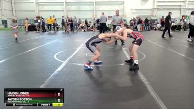 84 lbs Round 4 (6 Team) - Haiden Jones, Armory Athletics vs Jayden Boston, Neighborhood WC