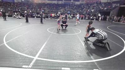 43 lbs 7th Place - Aryan Zinzuwadia, Team Of Hard Knox vs Paris Wellman, Poteau Youth Wrestling Academy